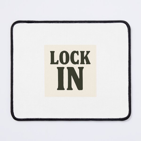 Item preview, LOCK IN Print designed and sold by SUPA PRINTZZ.