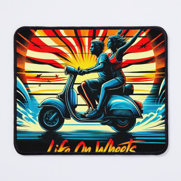 Item preview, Street Art slogan : Life On Wheels designed and sold by NEUMANN ArtWear Boutique.