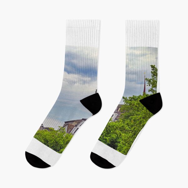 Item preview, Famous Grossmunster cathedral towers in Zurich, Switzerland designed and sold by goceris.