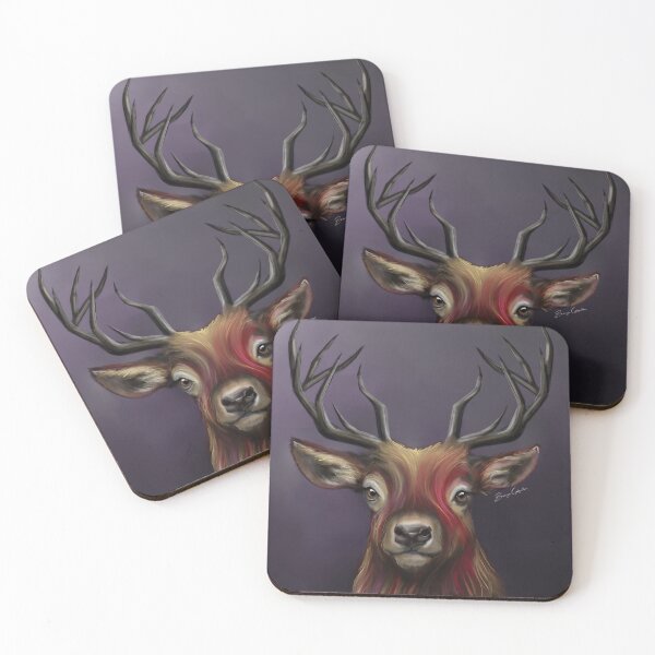 Item preview, Redd the Stag  designed and sold by Bronwyn Gilgallon Art.