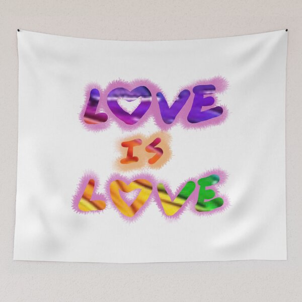 Item preview, Love is love rainbow digital art design #rainbow love pride LGBTQ designed and sold by sdartproject.
