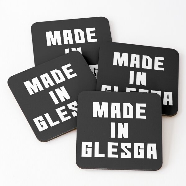 Item preview, MADE IN GLESGA, Scots Language Phrase designed and sold by MacPean.