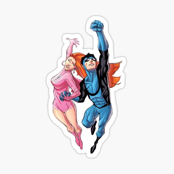 Item preview, Invincible & Atom Eve Comic Sticker designed and sold by ampleadams.