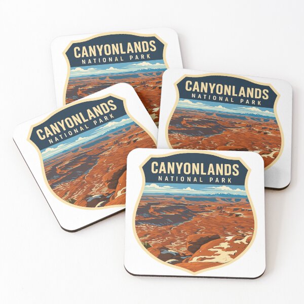 Item preview, Canyonlands National Park Utah Retro Badge Sticker designed and sold by Ismeal Von.