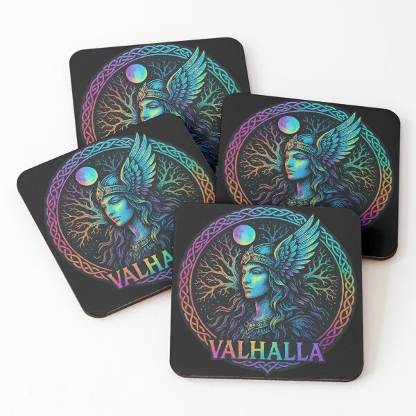 Item preview, Viking Valkyrie Yggdrasil Valhalla Norse Mythology  designed and sold by TomFrontierArt.