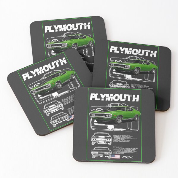 Artikelvorschau, Plymouth GTX 1971 Sassy Grass Green entworfen und verkauft von BronArtworks.