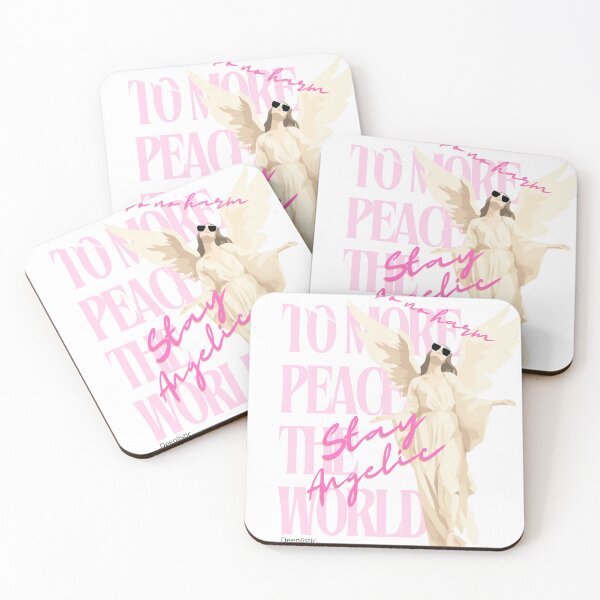 Item preview, Stay Angelic – Peaceful Feminine Energy Art Print designed and sold by deeplistic.