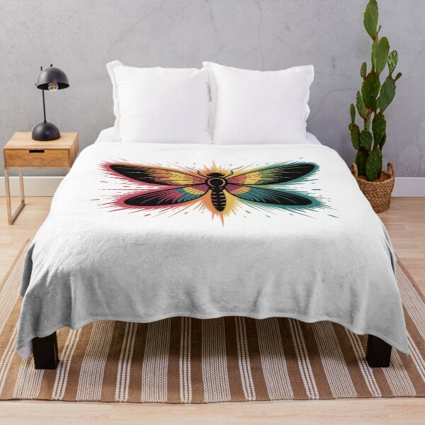 Item preview, Colorful Dragonfly With Color Explosion designed and sold by MooonTees.