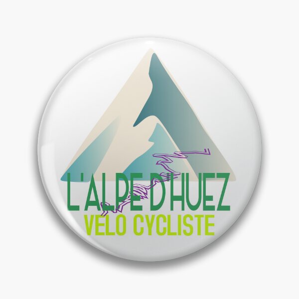 Item preview, L'Alpe D'Huez Velo Cycliste Gift for Cyclists Cycling Bike designed and sold by Colorfulman.