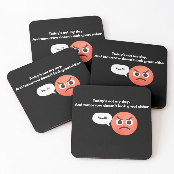 Item preview, Today is not my day – Sarcastic design for grumpy people designed and sold by P.J 's Wildframes.