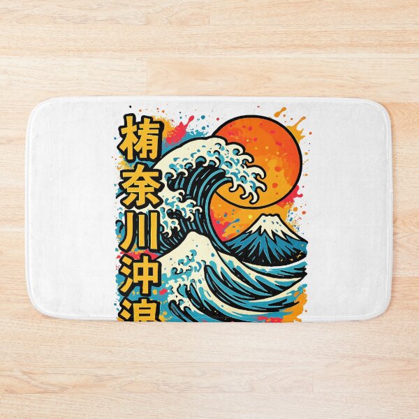 Item preview, Great Wave Kanagawa Color Splash Hokusai Art designed and sold by Ascooepics.