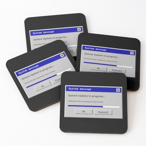 Item preview, System Update in Progress – Please Nap designed and sold by QuotesPrints.