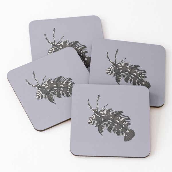 Item preview, Juvenile Dragon Wrasse - grey designed and sold by SilvrAlligatr.