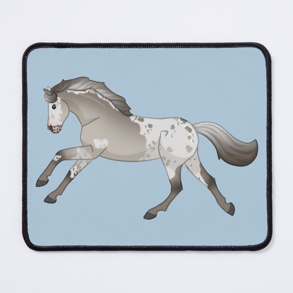 Item preview, Cantering Cartoon Horse - Cute Appaloosa Illustration  designed and sold by Art By Drina.