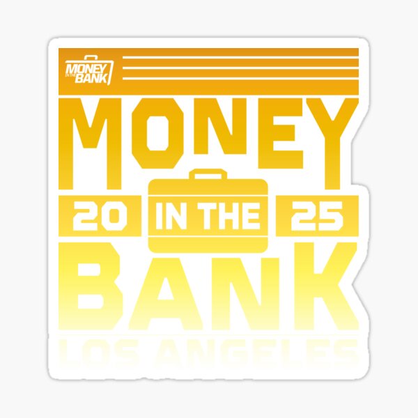 Item preview, Money in the Bank 2025 – WWE Los Angeles Event Poster Design designed and sold by SpunkEdge.