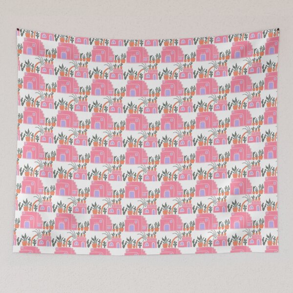 Item preview, Whimsical Desert Homes with Cactus Plant Decor designed and sold by DColourMuse.