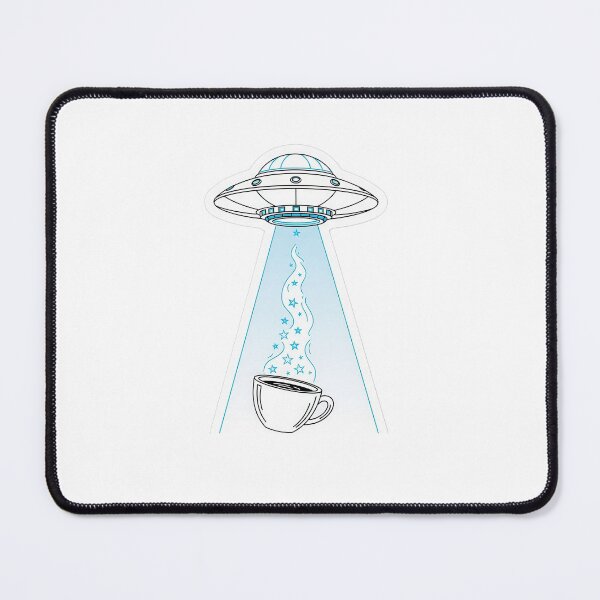 Item preview, UFO Coffee Beam Sticker designed and sold by Arcane-Aesthete.