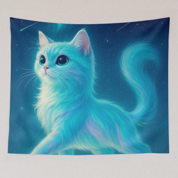 Item preview, "Aurora Cat Commander — Little but Mighty" : Aurora Cat Series (4/7) designed and sold by RinWinArts.