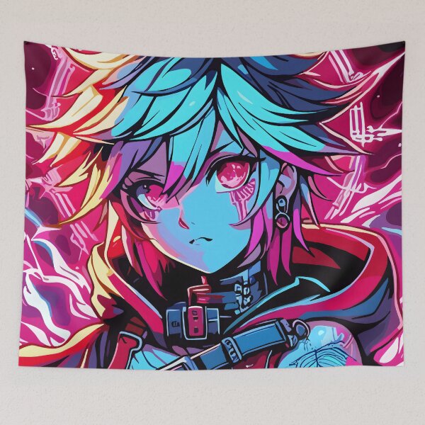Item preview, Magical Warrior – Neon Aura designed and sold by TattooDrive.