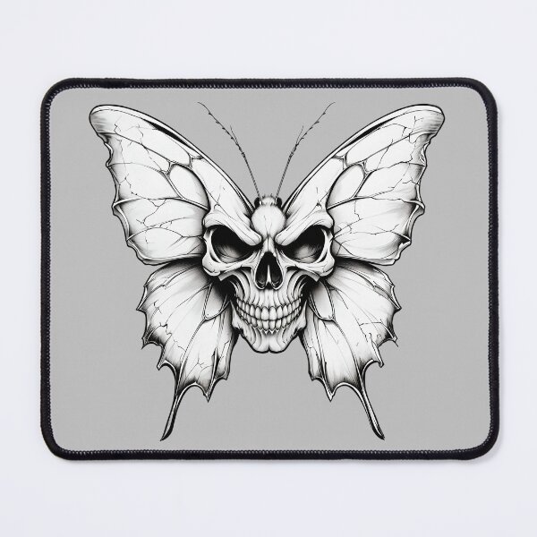 Item preview, Scary Butterfly - Skull designed and sold by NightTimeJ.