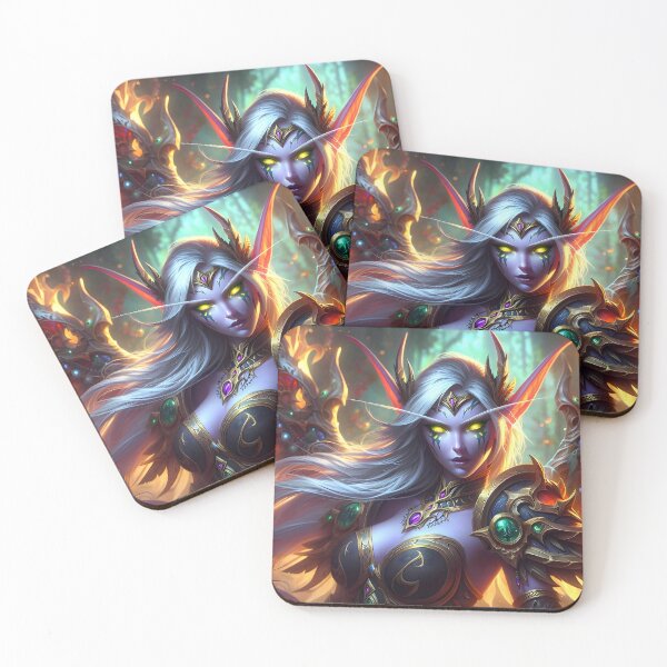 Item preview, The Moon Elf – Guardian of Azeroth designed and sold by TattooDrive.