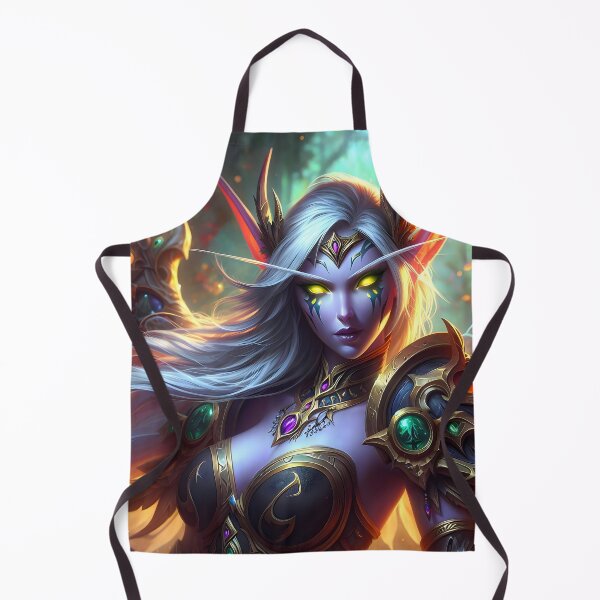 Item preview, The Moon Elf – Guardian of Azeroth designed and sold by TattooDrive.