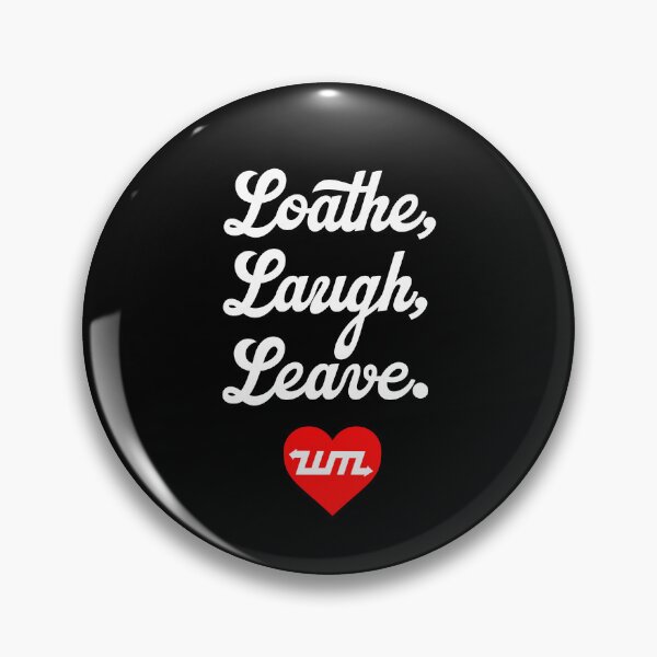 Item preview, Loathe, Laugh, Leave. Unmotivational Messaging (White Logo) designed and sold by West Midlands Church of Merch.