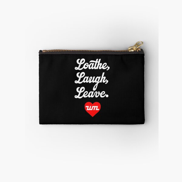 Item preview, Loathe, Laugh, Leave. Unmotivational Messaging (White Logo) designed and sold by West Midlands Church of Merch.
