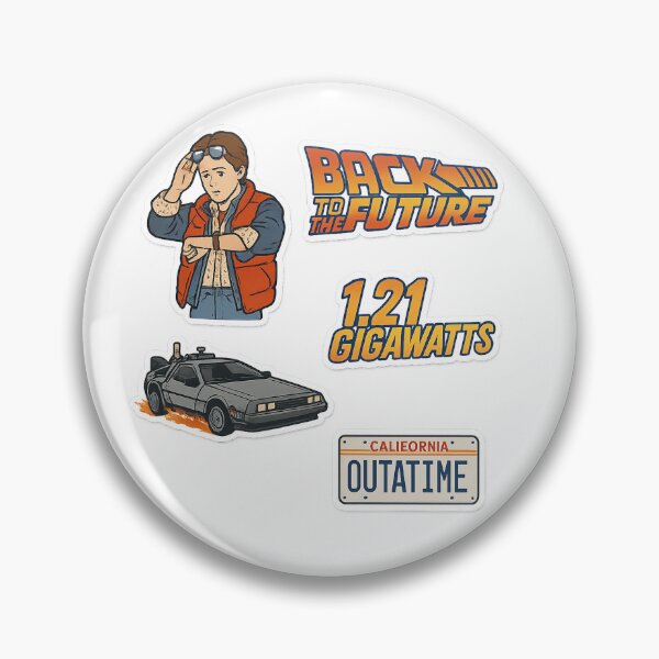 Item preview, Back to the Future Sticker Set designed and sold by Chrch.