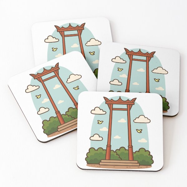 Item preview, Cute Giant Swing Bangkok Landmark designed and sold by SoSoSeahorse.