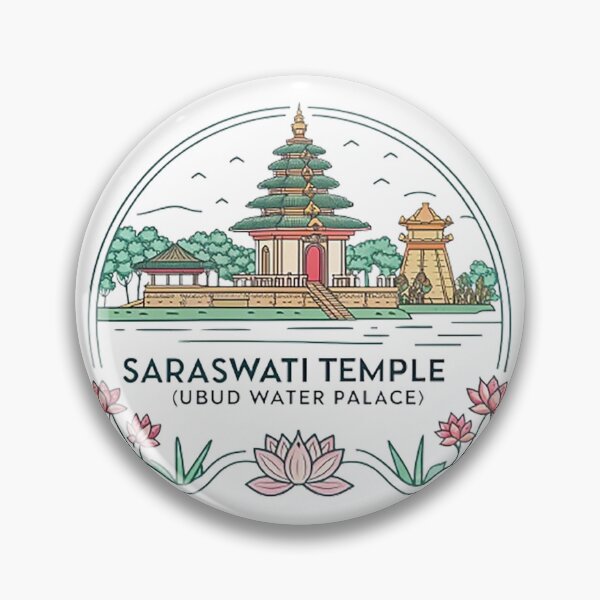 Item preview, Bali Saraswati Temple (Ubud Water Palace) designed and sold by likbatonboot.