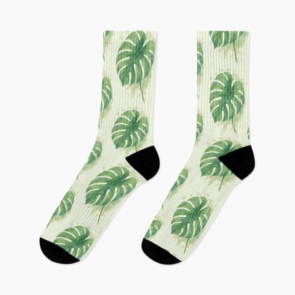 Item preview, Watercolor Monstera deliciosa designed and sold by Loavesofcats.