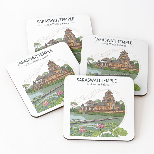 Item preview, Saraswati Temple (Ubud Water Palace) designed and sold by likbatonboot.