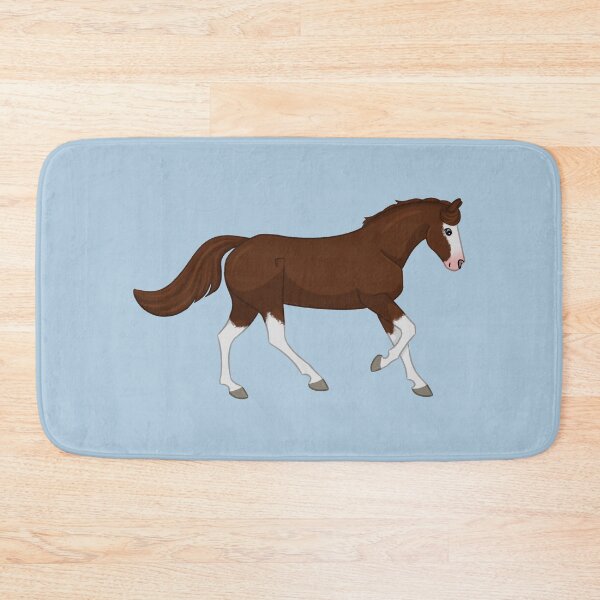Item preview, Cartoon Liver Chestnut - Cantering Horse Illustration  designed and sold by Art By Drina.