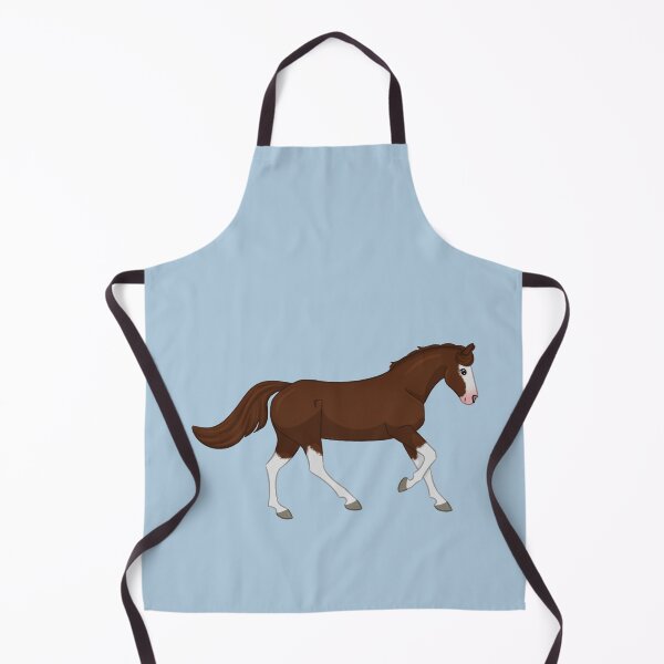 Item preview, Cartoon Liver Chestnut - Cantering Horse Illustration  designed and sold by Art By Drina.
