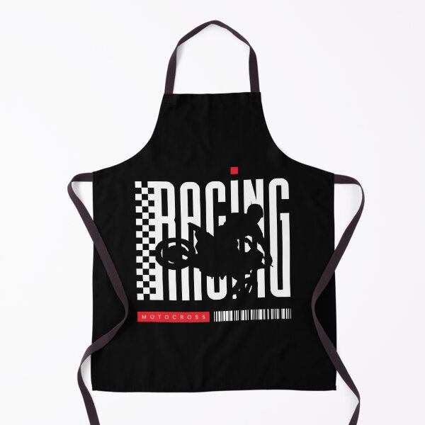 Item preview, Motocross Racing Silhouette Bold Retro Graphic Tee designed and sold by thundergearshop.