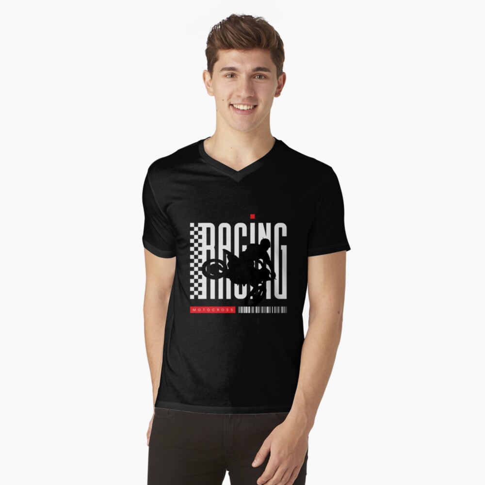 Item preview, V-Neck T-Shirt designed and sold by thundergearshop.