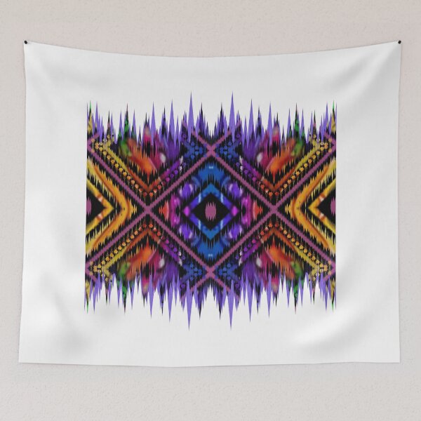 Item preview, Ikat seamless pattern, rainbow pride digital art design #rainbow love pride LGBTQ designed and sold by sdartproject.