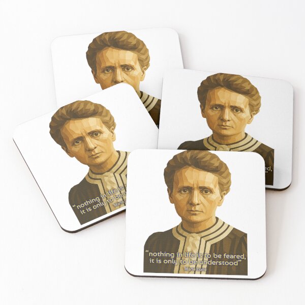 Item preview, Quote by Marie Curie : “nothing in life is to be feared, it is only to be understood” designed and sold by eebee00.