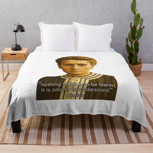 Item preview, Quote by Marie Curie : “nothing in life is to be feared, it is only to be understood” designed and sold by eebee00.