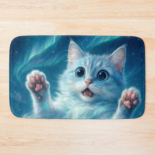 Item preview, "Shocked Aurora Cat"-  Aurora Cat Series (5/7) designed and sold by RinWinArts.