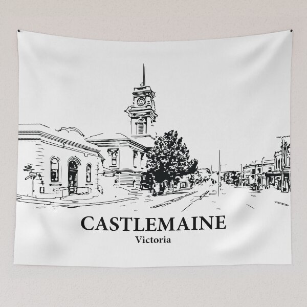 Item preview, Castlemaine - Victoria designed and sold by Lakeric Cityscapes.