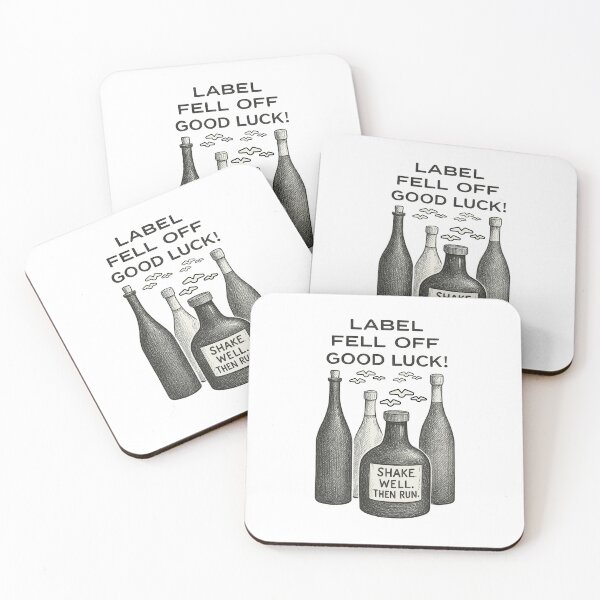Item preview, Shake Well. Then Run. — Mysterious Bottle Collection designed and sold by baskamade.