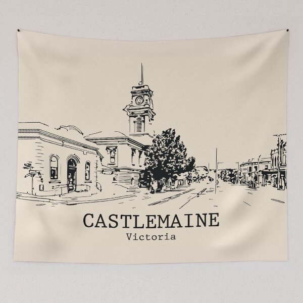 Item preview, Castlemaine - Victoria designed and sold by Lakeric Cityscapes.