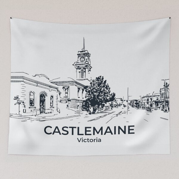 Item preview, Castlemaine - Victoria designed and sold by Lakeric Cityscapes.