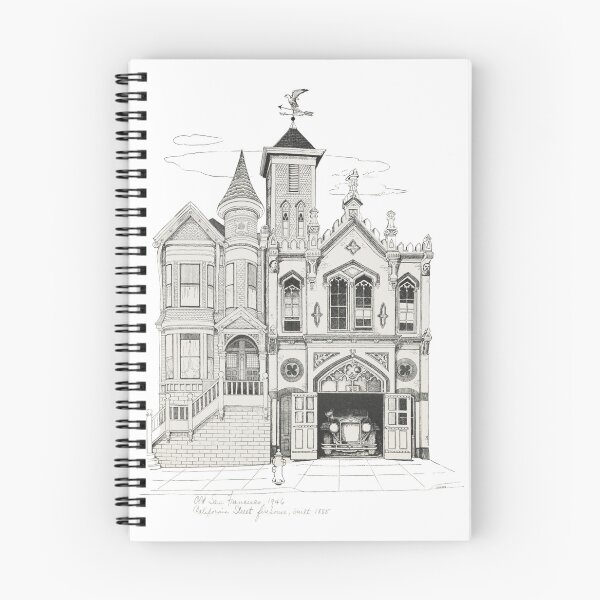 Item preview, Oldest Cities, American Landmarks, San Francisco Fire House 1865 designed and sold by CulturalCurios.