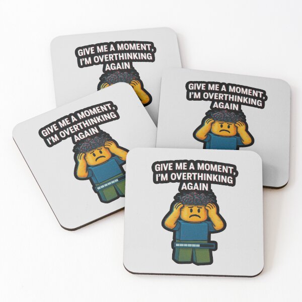 Item preview, Glitchy Roblox Noob - Give Me a Moment I'm Overthinking Again | Funny Techy Design designed and sold by Printynest.