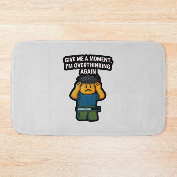 Item preview, Glitchy Roblox Noob - Give Me a Moment I'm Overthinking Again | Funny Techy Design designed and sold by Printynest.