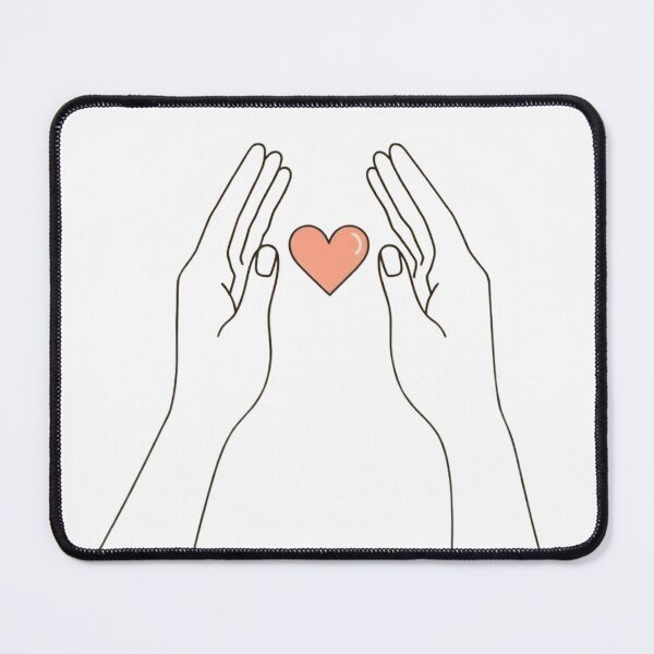 Item preview, Minimalist Hands Reaching with Heart designed and sold by Shop9999.