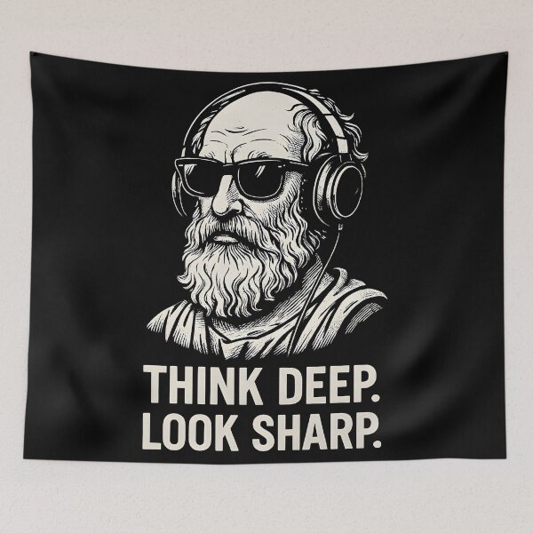 Item preview, think deep look sharp cool designed and sold by aliraweb.